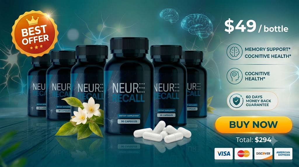 Neuro Recall 6 bottles buy